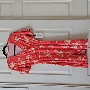41 Hawthorn,NWOT, Floral Surplice Dress,Medium
